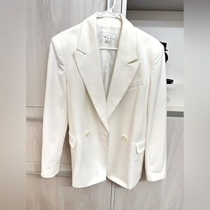 Topshop white oversized blazer